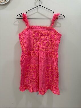 Girls Hot Pink Vineyard Vines Dress Size L